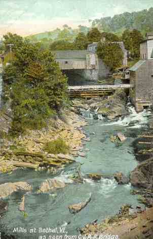 Postcard images on this page provided by Richard Wilson, New York State Covered
Bridge Society